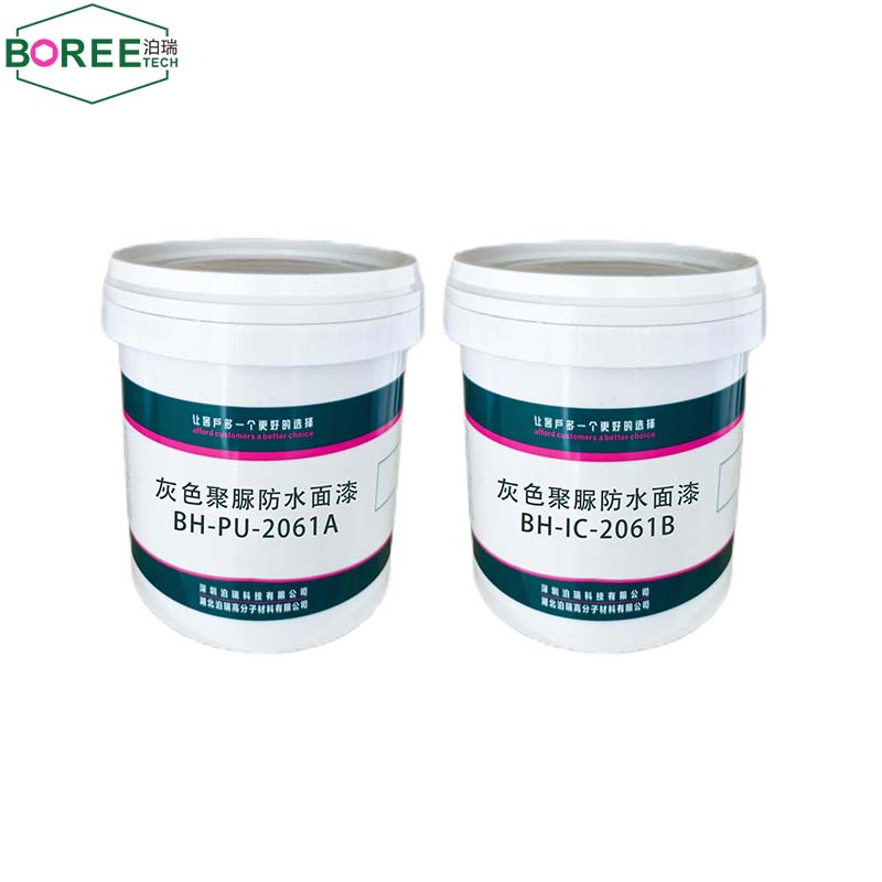 灰色弹性聚脲防水面漆BH-PU-2061A/BH-IC-2061B